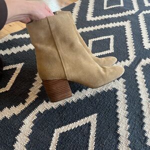 J Crew Sadie Boot Tan Ankle Boots